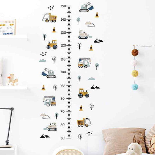 Construction Trucks Wall Decor Stickers