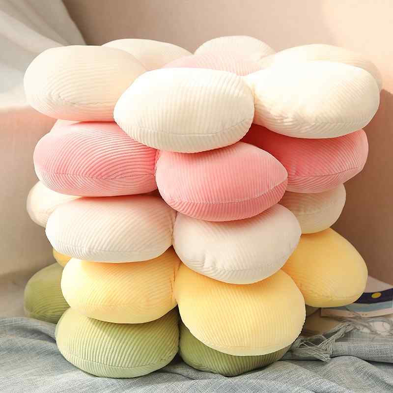 Pastel Flower Plush Pillow Cushion