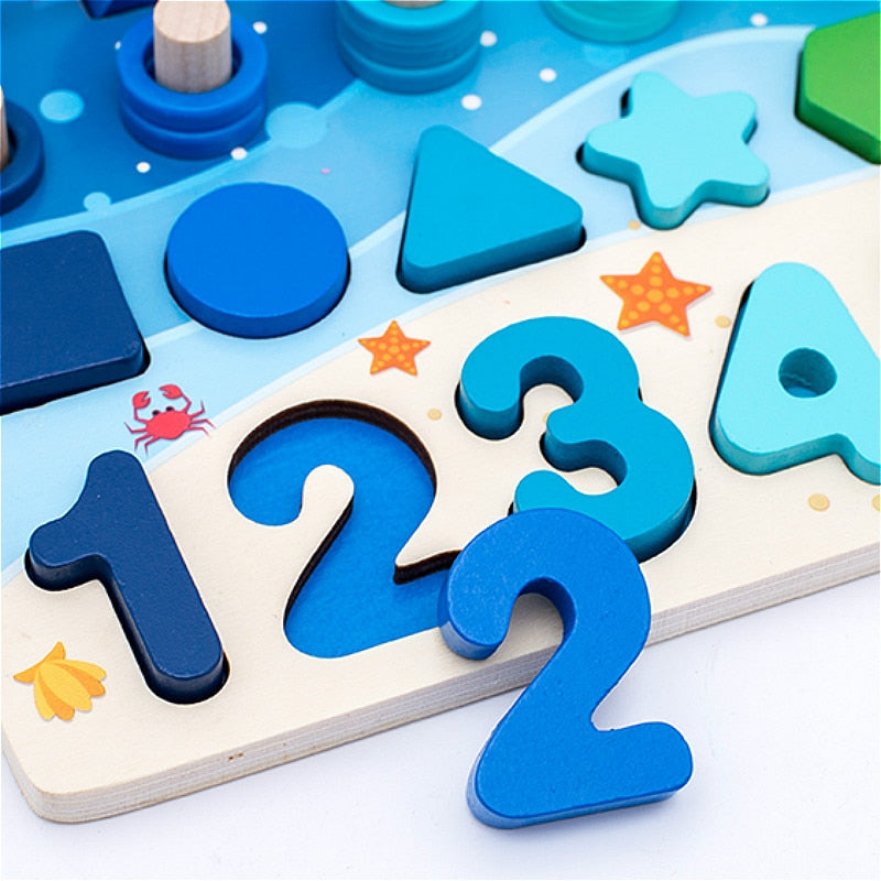 Kids Montessori Wooden Puzzle