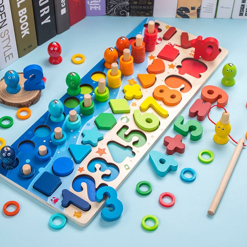 Kids Montessori Wooden Puzzle