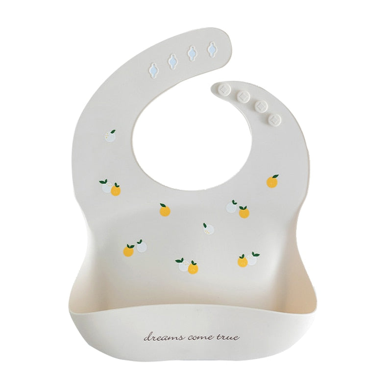 Silicone Printed Adjustable Bib