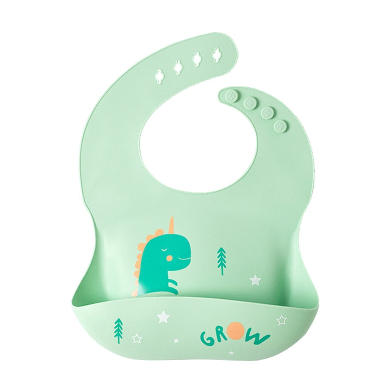 Silicone Printed Adjustable Bib