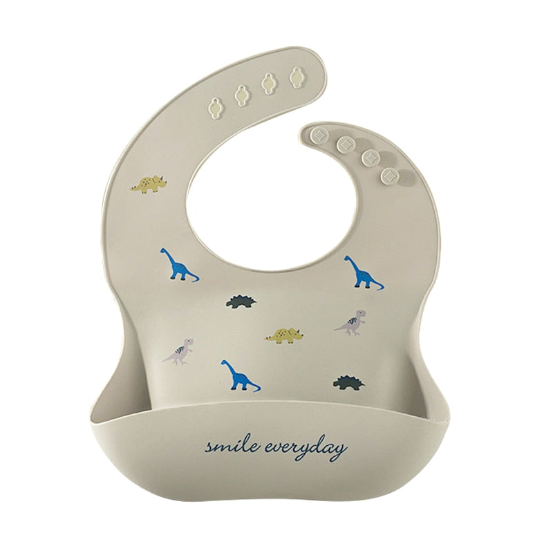 Silicone Printed Adjustable Bib