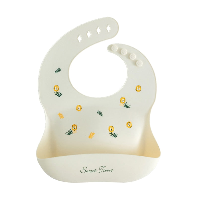 Silicone Printed Adjustable Bib