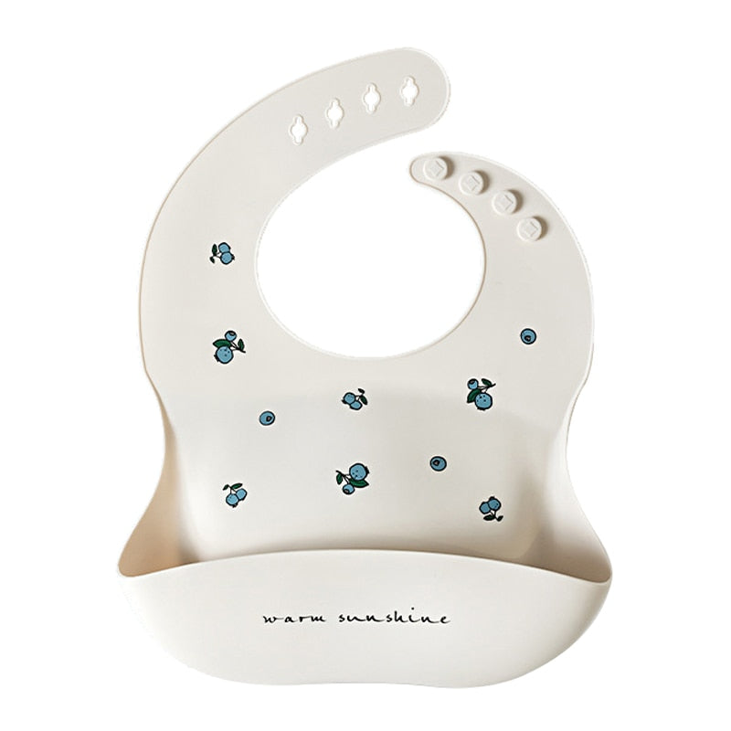 Silicone Printed Adjustable Bib