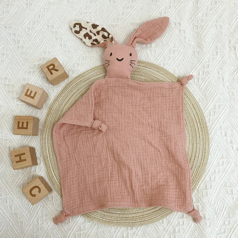 Soft Cotton Stuffed Rabbit Baby Blanket