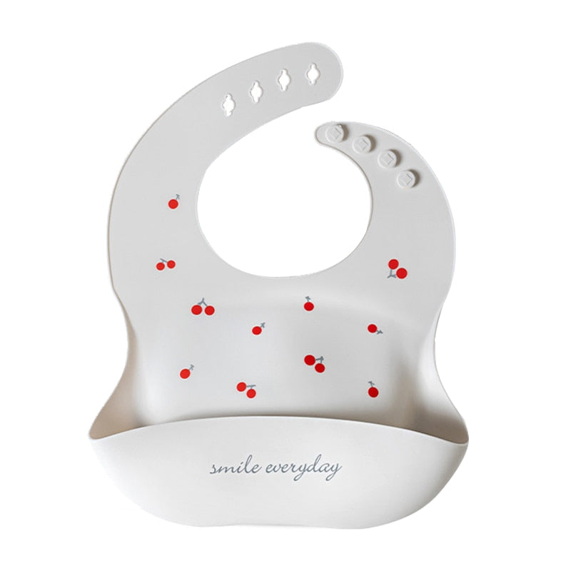 Silicone Printed Adjustable Bib