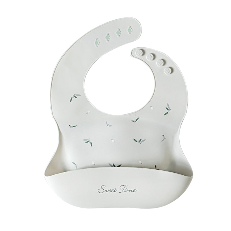 Silicone Printed Adjustable Bib