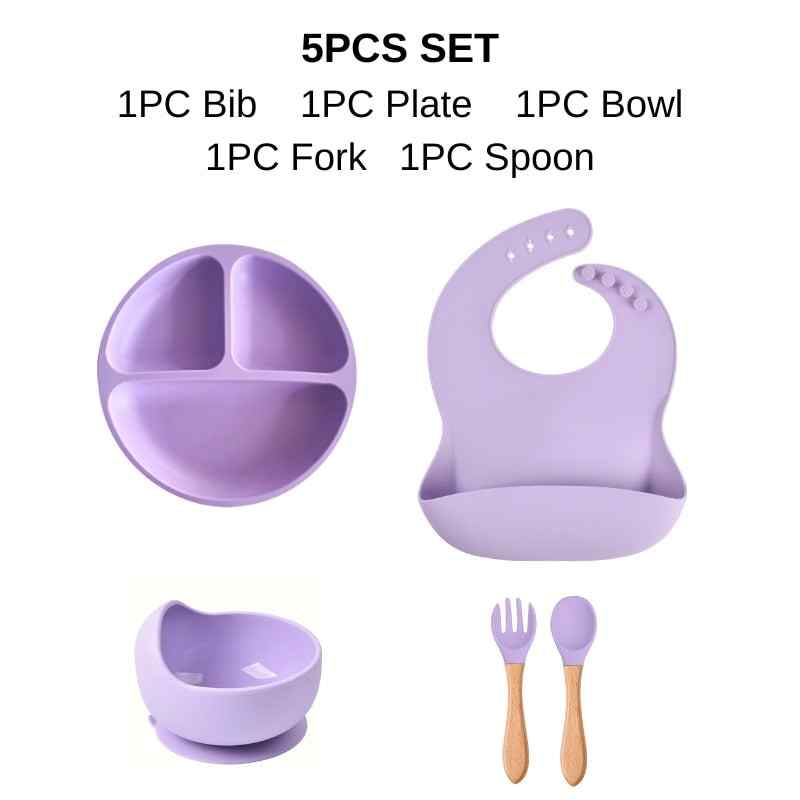 Silicone Full Dinnerware Set-Little Luxuries