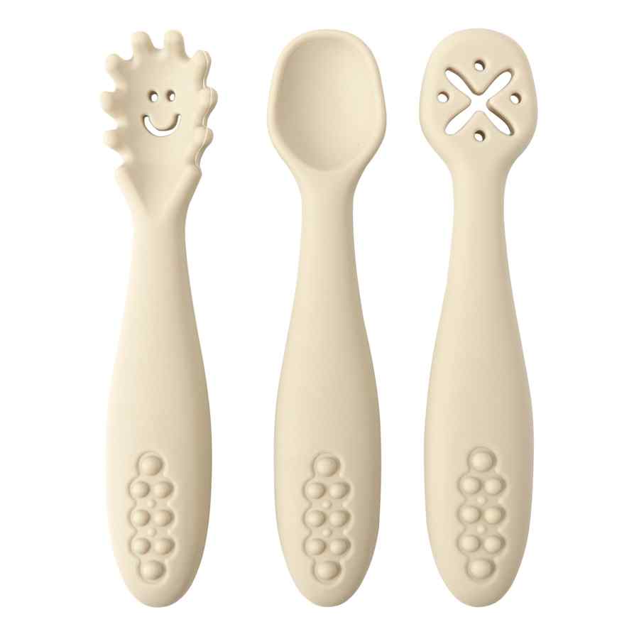 Silicone Training Cutlery Utensils Set  3PCS