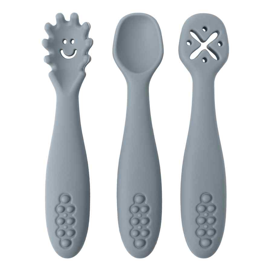 Silicone Training Cutlery Utensils Set  3PCS