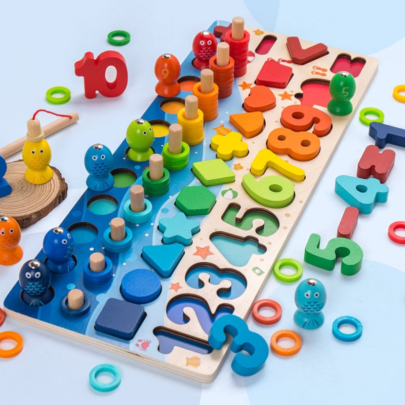 Kids Montessori Wooden Puzzle